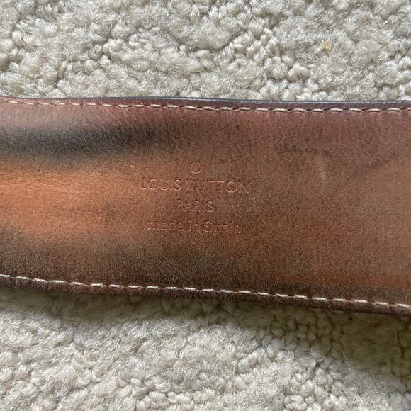 Louis Vuitton Monogram 40mm LV Initials Belt 85 34 - Picture 4 of 9